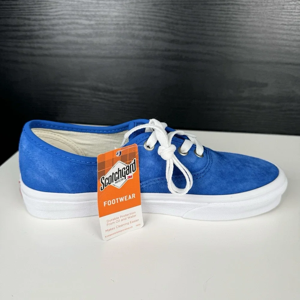 Vans Suede Blue 721356 Scotchgard 3M Size Men 5.5 / Woman 7 - NEW